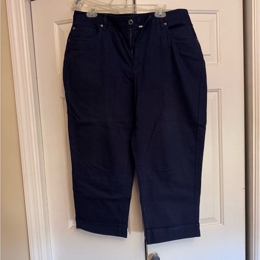 Talbots Dark Blue Capri